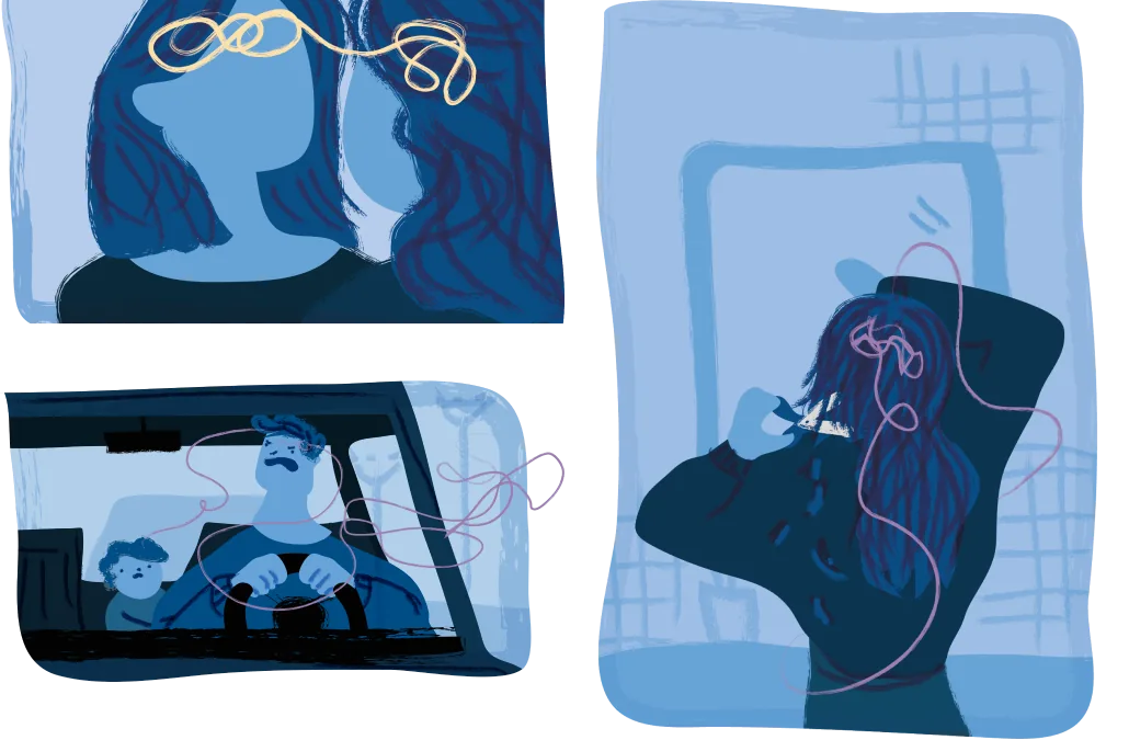 Persona usando TeBo para su bienestar emocional